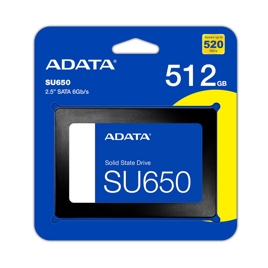 Disco SSD ADATA 512GB Ultimate 3D NAND SATA 6Gb/s 2.5" ASU650SS-512GT-R