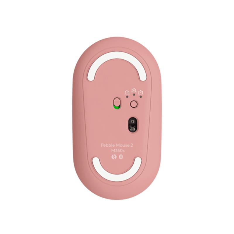 Mouse Logitech Pebble 2 M350s Inalámbrico - Bluetooth - Rosa