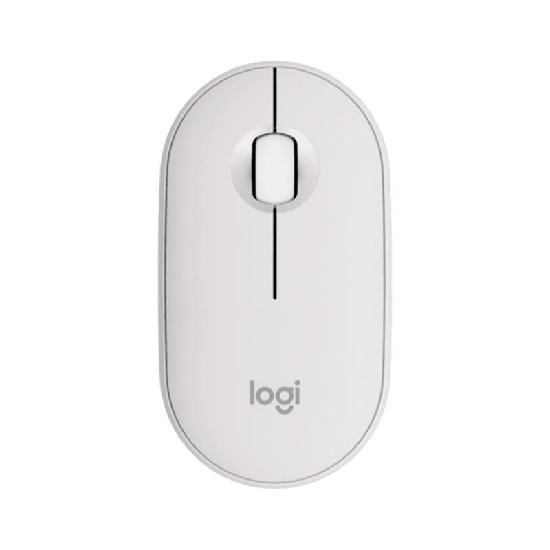 Mouse Logitech Pebble 2 M350s Inalámbrico - Bluetooth - Blanco -  910-007047