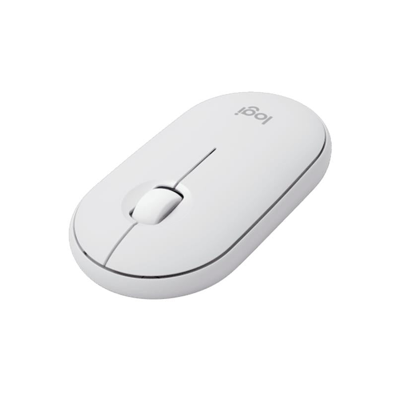 Mouse Logitech Pebble 2 M350s Inalámbrico - Bluetooth - Blanco -  910-007047