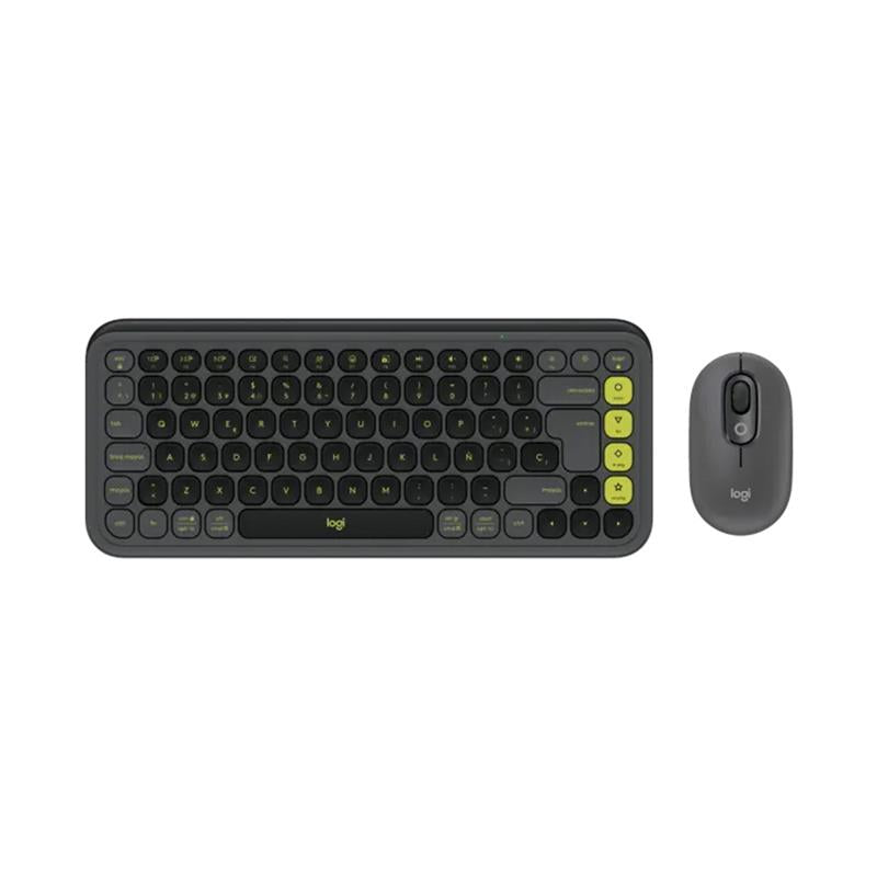 Teclado + Mouse inalámbrico Logitech Pop Icon Graphite 920-013052