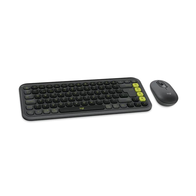 Teclado + Mouse inalámbrico Logitech Pop Icon Graphite 920-013052